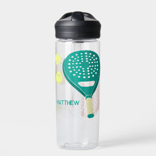 Bouteille D'eau Raquettes et balles de tennis Padel Personnalisées