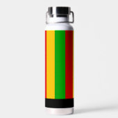 Bouteille D'eau Rasta rayé monogram reggae (Arrière)