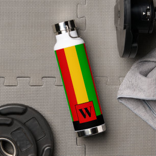 Bouteille D'eau Rasta rayé monogram reggae