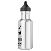 Bouteille D'eau RatDeGym Définition de code-barres drôle Sport Fit (Droite)