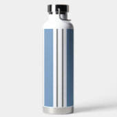 Bouteille D'eau Rayures Bleues et Blanches Côtières (Droite)