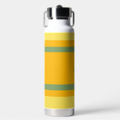 Bouteille D'eau Rayures centrales horizontales orange jaune vert (Salle de sport)