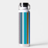 Bouteille D'eau Rayures Modernes Tendances (Arrière)