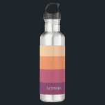 Bouteille D'eau Récolte Palette Sip en style Cet automne<br><div class="desc">Voici notre bouteille d'eau de la Palette de Harvest,  un choix élégant et durable pour l'automne. Avec ses rayures automne captivantes dans de délicieux Melon,  Sigma Orange Terra,  Ararming Pink et Sugar Plum,  vous profiterez de vos boissons préférées dans le style avec cet accessoire saisonnier indispensable.</div>