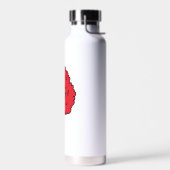 Bouteille D'eau Red Afro Unicorn (Gauche)