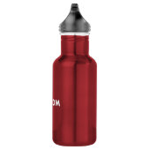 Bouteille D'eau RED Custom Stainless Steel Water Bottle 18oz. (Droite)