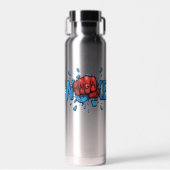 BOUTEILLE D'EAU RED MAGA 28 FIST PUNCHES THROUGH WOKE (Avant)