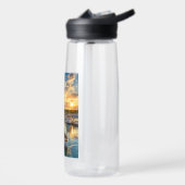Bouteille D'eau Reflets du port mystique (Gauche)