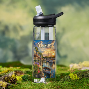 Bouteille D'eau Reflets du port mystique