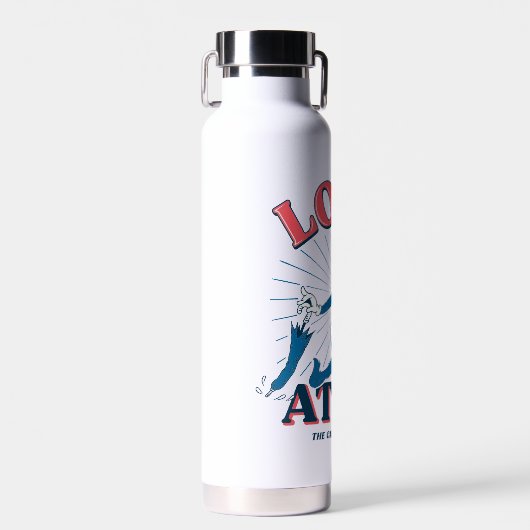 Bouteille D'eau Regarde-Moi Chat Dans Le Casquette (Avant)