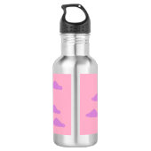 Bouteille D'eau Réglage du soleil avec des nuages : (Dos)