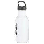 Bouteille D'eau Règle de Pitbulls ! L'autre bave de chiens ! (Dos)