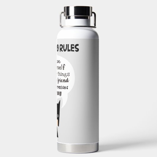 Bouteille D'eau Règles de super-héros (Plage)