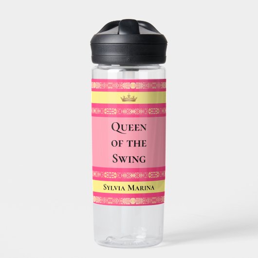 Bouteille D'eau Reine du Swing Rose (Extérieur)