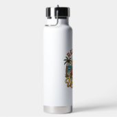 Bouteille D'eau Relax & Unwind Chat de Plage Design de Gravure Vin (Évier)