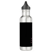 Bouteille D'eau Remarquable élégant unique moderne noir uni (Gauche)