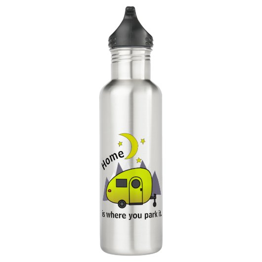 Bouteille D'eau Remorque Camper Jaune Teardrop (Droite)