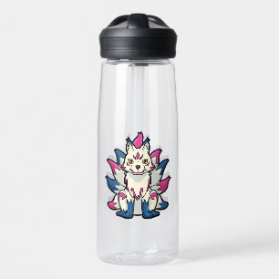Bouteille D'eau Renard à neuf queues Kitsune - Yokai japonais
