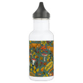 Bouteille D'eau Renard d'automne sur pin vert (Gauche)