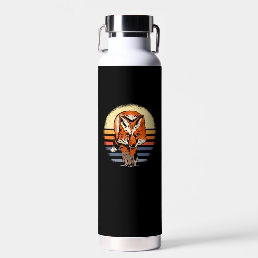 Bouteille D'eau Renard Rétro (Avant)