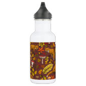 Bouteille D'eau Renards d'automne sur chocolat brun (Droite)