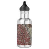 Bouteille D'eau Réplique carte de la ville d'Amsterdam 1652 (Droite)