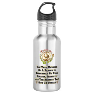 Bouteille D'eau Respect de l'intégrité honnêteté MXT