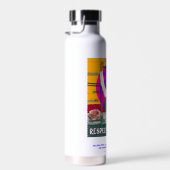 Bouteille d'eau : Respectez notre travail (Plage)