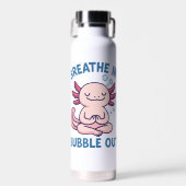 Bouteille D'eau Respire En Bubble Axolotl Yoga (Avant)