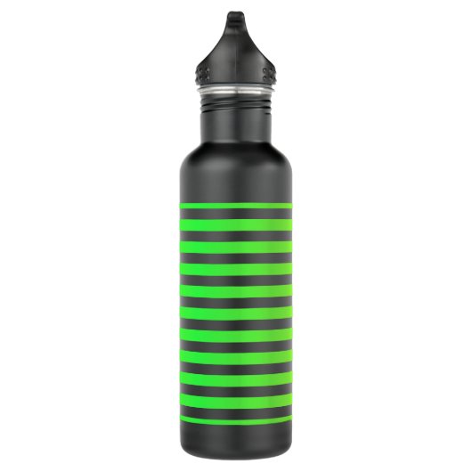 Bouteille D'eau Ressort vert jaune rayures noir (Droite)