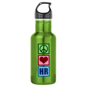 Bouteille D'eau Ressources Humaines Paix Amour RH