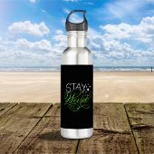 Bouteille D'eau Restez bizarre Introvert, Geek, Nerd