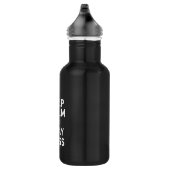 Bouteille D'eau Restez calme et jouer basse (Droite)