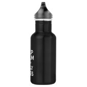 Bouteille D'eau Restez calme et jouer basse (Droite)