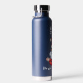 Bouteille D'eau Restez calme et joyeux Noël (Plage)