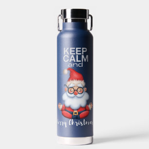 Bouteille D'eau Restez calme et joyeux Noël