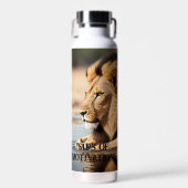 Bouteille D'eau "Restez hydraté, restez concentré, restez féroce (Avant)