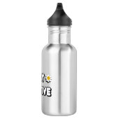 Bouteille D'eau Restez Positif (Droite)