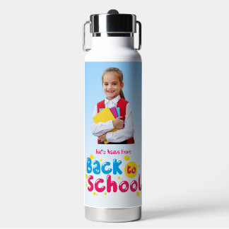 Bouteille D'eau Retour à l'école Enfants mignons Étudiant