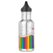 Bouteille D'eau Retour à l'école | Professeur personnalisé (Gauche)