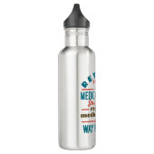 Bouteille D'eau Retraité Médicale Coder Funny Retraite Happier (Gauche)