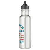 Bouteille D'eau Retraité Médicale Coder Funny Retraite Happier (Droite)