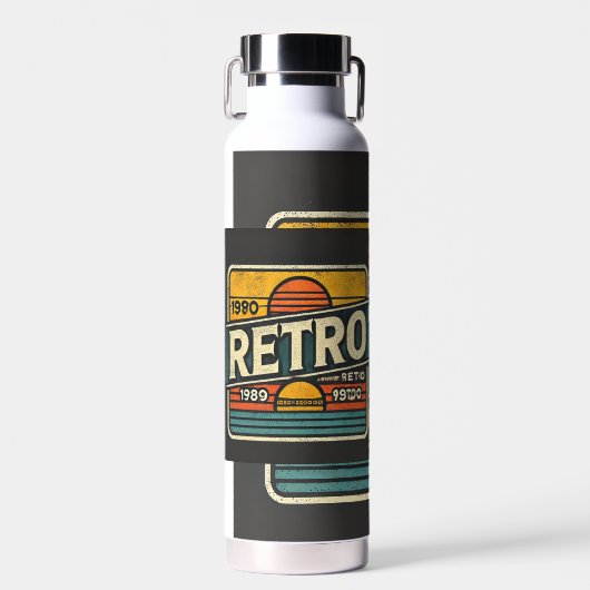 BOUTEILLE D'EAU RETRO (Avant)