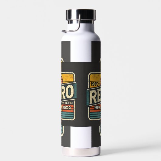 BOUTEILLE D'EAU RETRO (Plage)