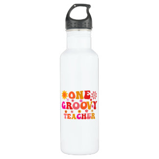 Bouteille D'eau Retro 70s One Groovy Teacher