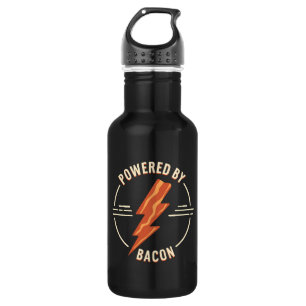 Bouteille D'eau Retro Bacon Lover Drôle Conception alimentaire ave