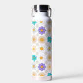 Bouteille D'eau Retro Daisy Motif Simple.01. Aucun groupe (Avant)