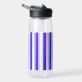 Bouteille D'eau rétro électrique rayé bleu & violet (Droite)