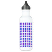Bouteille D'eau rétro électrique rayé bleu & violet (Gauche)