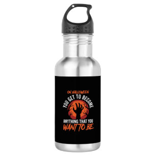 Bouteille D'eau Rétro Halloween Tout Ce Que Vous Voulez Design_1